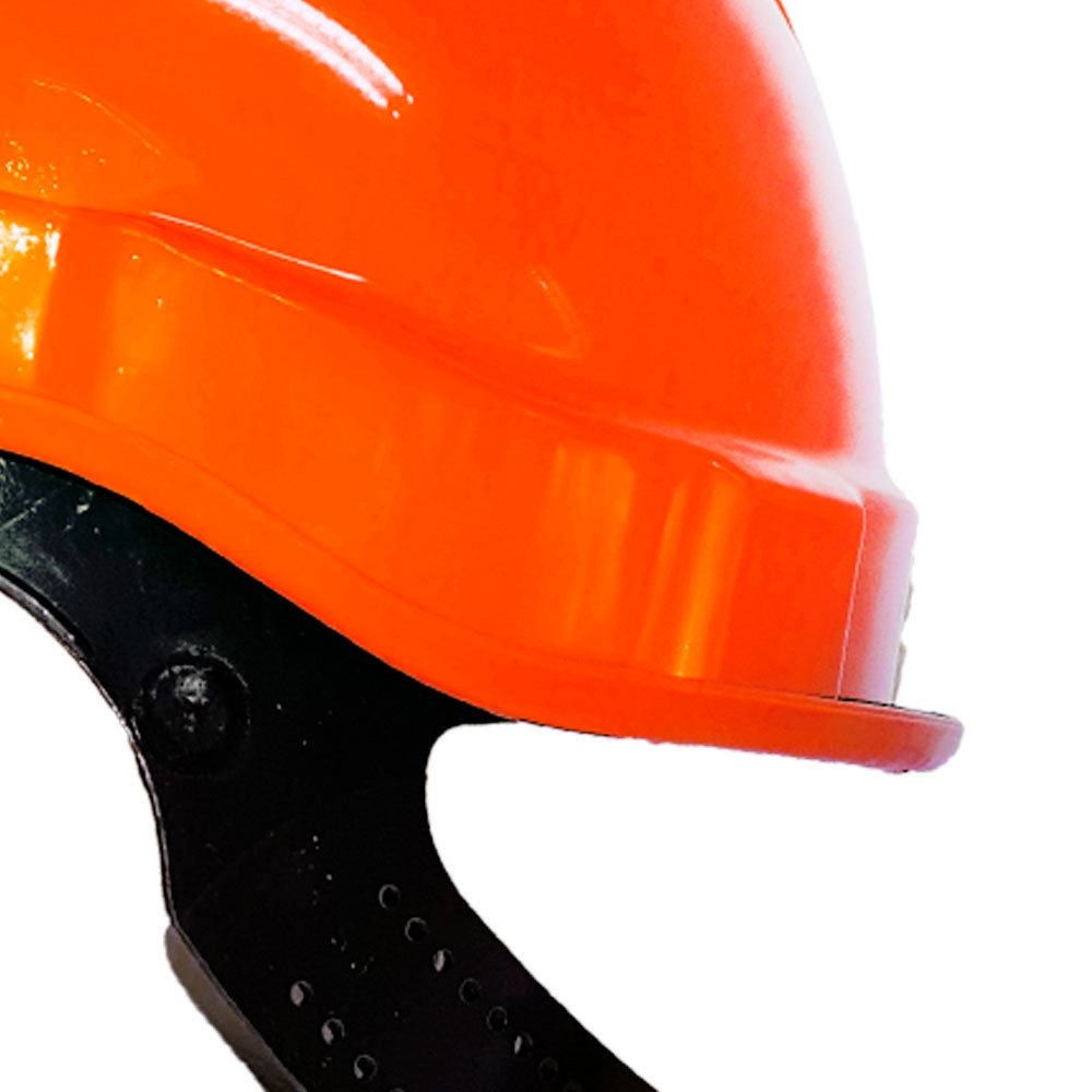 Capacete de Segurança Laranja Fluorescente com Carneira Sintética Genesis LIBUS-999176  - Imagem