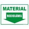 Placa De Sinalização Material Reciclável 15x20 - Imagem 1