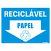 Placa De Sinalização Reciclável Papel 15x20 - Imagem 1