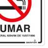 Placa Sinalizadora Proibido Fumar 15 x 20 cm - Imagem 5