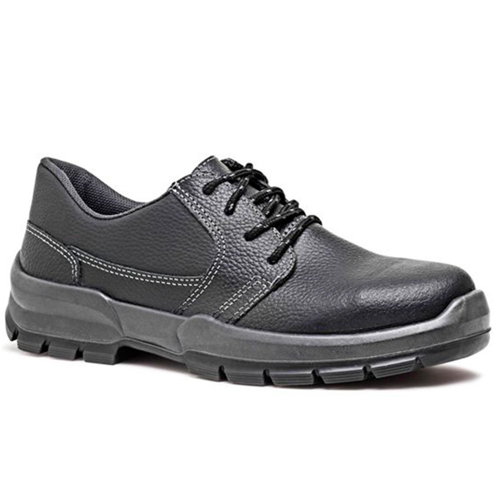 Sapato de Segurança Preto com Cadarço e Bico de Aço Nº 39-FUJIWARA-4065SNFS2400FX