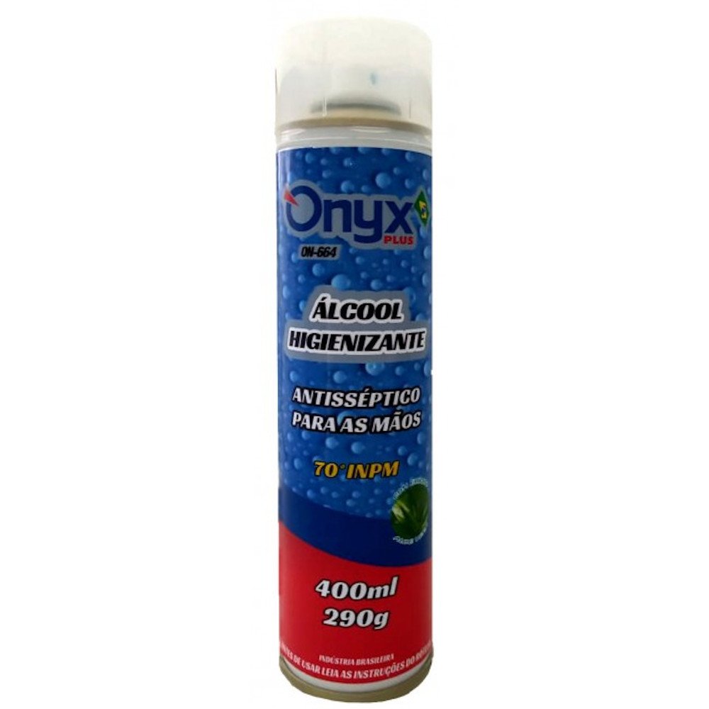 Álcool Spray Antisséptico Higienizante 70 INPM 400ml  - Imagem zoom