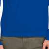 Camisa de Segurança Dry Fit UV 50 Manga Longa Azul Royal Tamanho M - Imagem 5