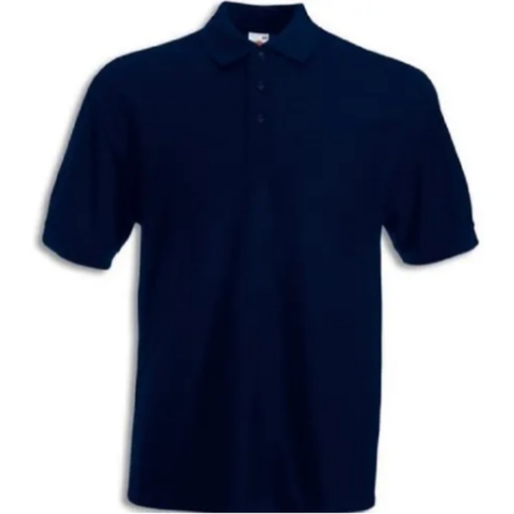 Camisa Polo Piquet Azul Marinho G - Imagem zoom