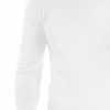 Camiseta Antiviral Masculina Manga Longa Branca Tamanho G - Imagem 3