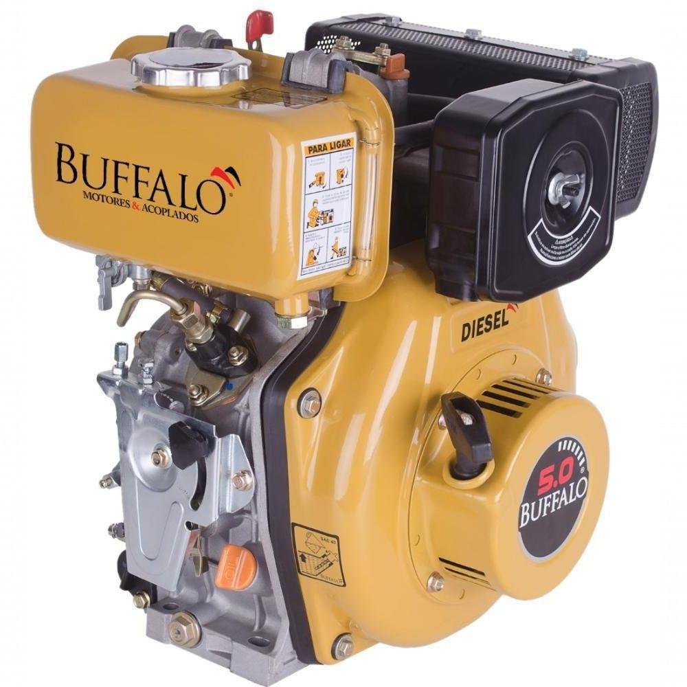 Motor Diesel Buffalo 5Cv 219Cc 4T Partida Manual 70500 - Imagem zoom