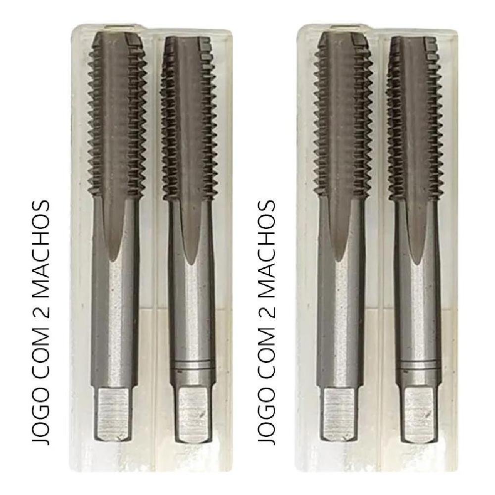 Machos de roscar métricos cónico e intermedio de 12 mm x 1, M12 x 1.0 mm