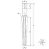 Alargador Manual Para Cones 1:10 - Med. 15 mm x 35 mm -  Arraste Quadrado - Imagem 2