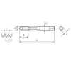 Macho Para Máquina HSSE M3,5 X 0,6 SFT 250/2 - DIN 371 - OSG-614215 - Imagem 2