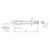 Macho Para Máquina HSSE BSW 1/4 X 20 SFT 295/2 - DIN 2183 TIN - OSG-613770 - Imagem 2