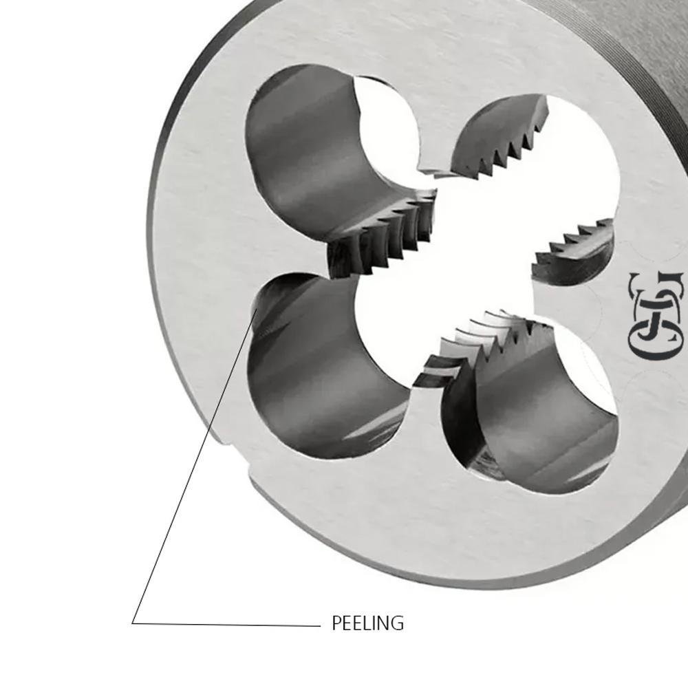 Cossinete Aço Rápido HSS - BSW 3/4 X 10 DIN 223 B - 107/8  - COM PEELING - OSG - Imagem