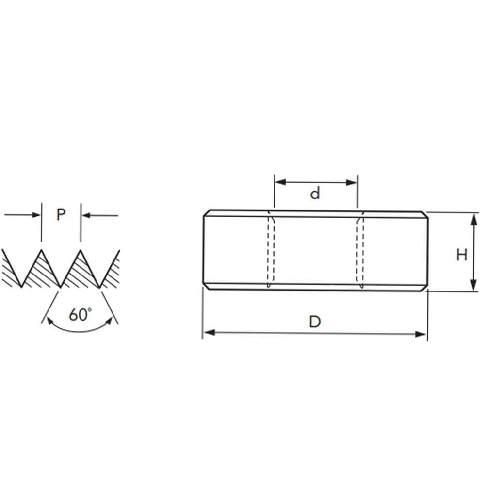 Cossinete Aço Rápido HSS - BSW 3/4 X 10 DIN 223 B - 107/8  - COM PEELING - OSG - Imagem