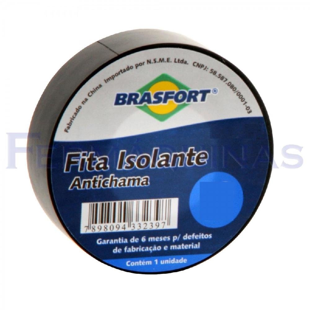 Fita Isolante Antichama 10 m - Brasfort-BRASFORT-279823