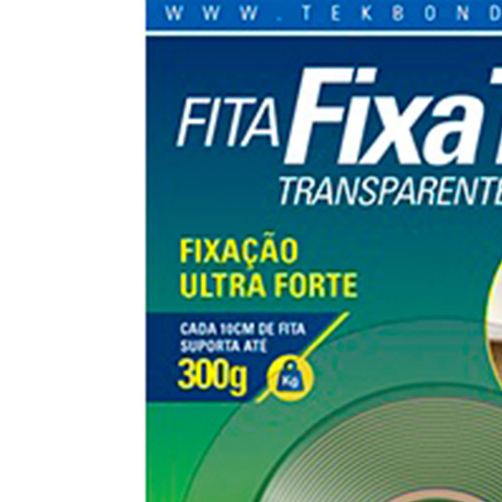 Fita Fixa Tudo Dupla Face - TEKBOND-FIXATUDOINT-12X2