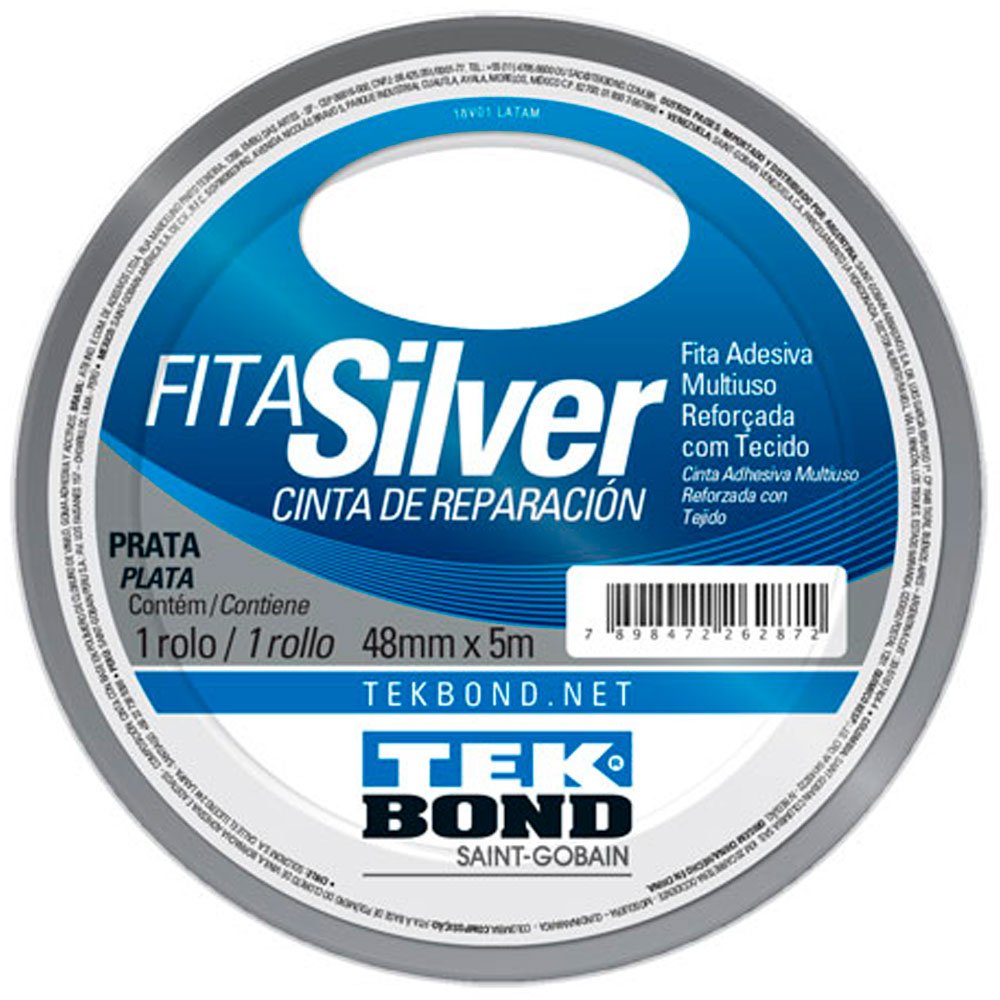 Fita Silver Prata 48mm x 25m - Imagem zoom