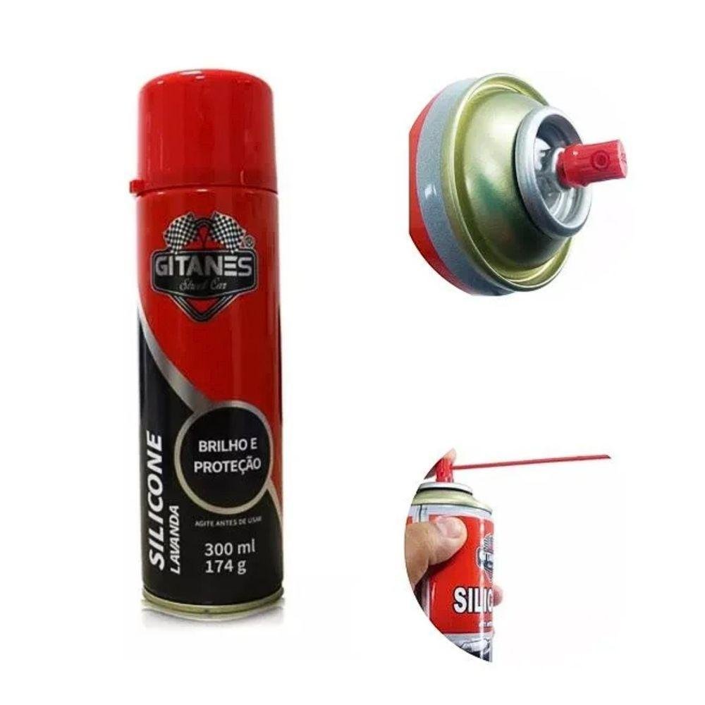 Silicone Spray 300Ml / 174 Gramas - 1001 - Gitanes - Imagem zoom