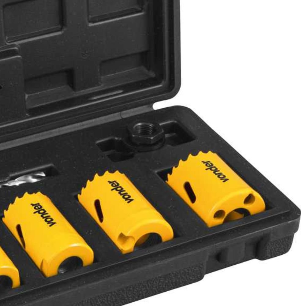Jogo de Serras Copo Bimetal HSS com 7 Peças SCV-400 VONDER-3511000040  - Imagem