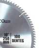 Disco de Alumínio 10 Pol. 250mm 100 Dentes - Imagem 3
