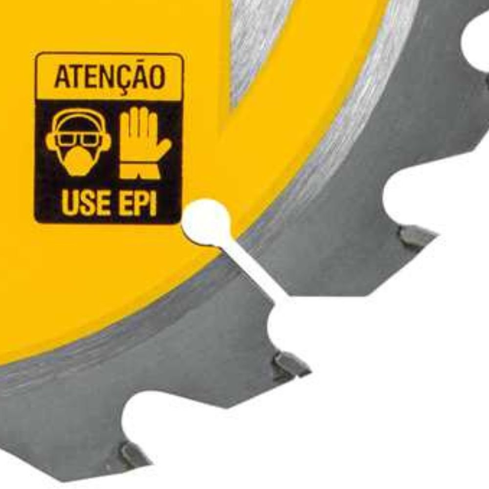 Lâmina de Serra Circular com Dentes de Metal Duro/Vídea 180 mm x 20 mm 24 Dentes VONDER-4650180240 - Imagem