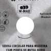 Lâmina de Serra Circular W-Max 185mm 24 Dentes para Madeira - Imagem 2