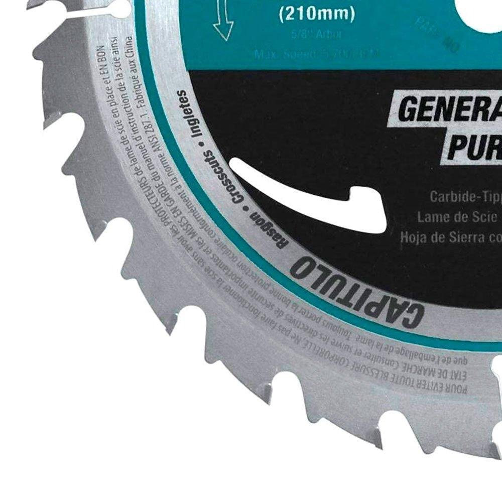Disco de Serra 8-1/4 Pol. 210mm com 24 Dentes MAKITA-D-21521 - Imagem