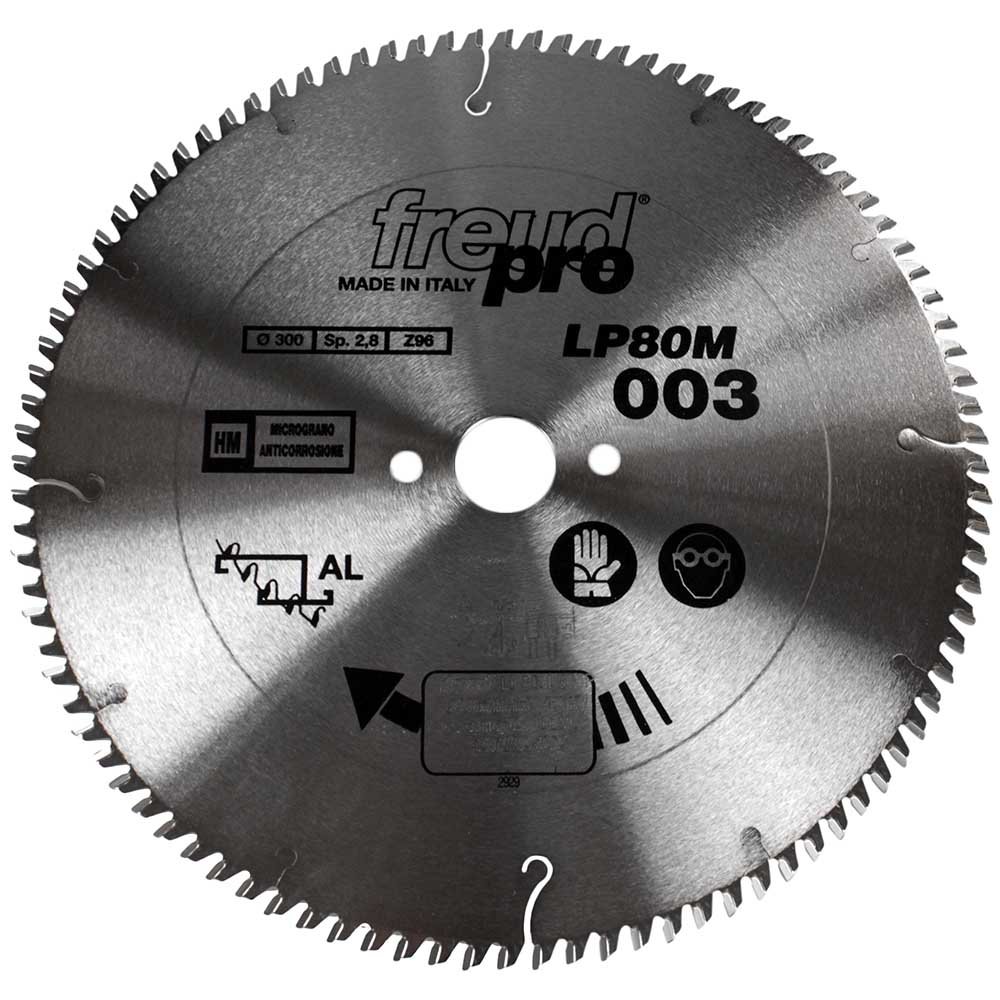 Disco de Serra Circular para Alumínio 300mm x 30mm x 96 Dentes-FREUD-LP80M-003P