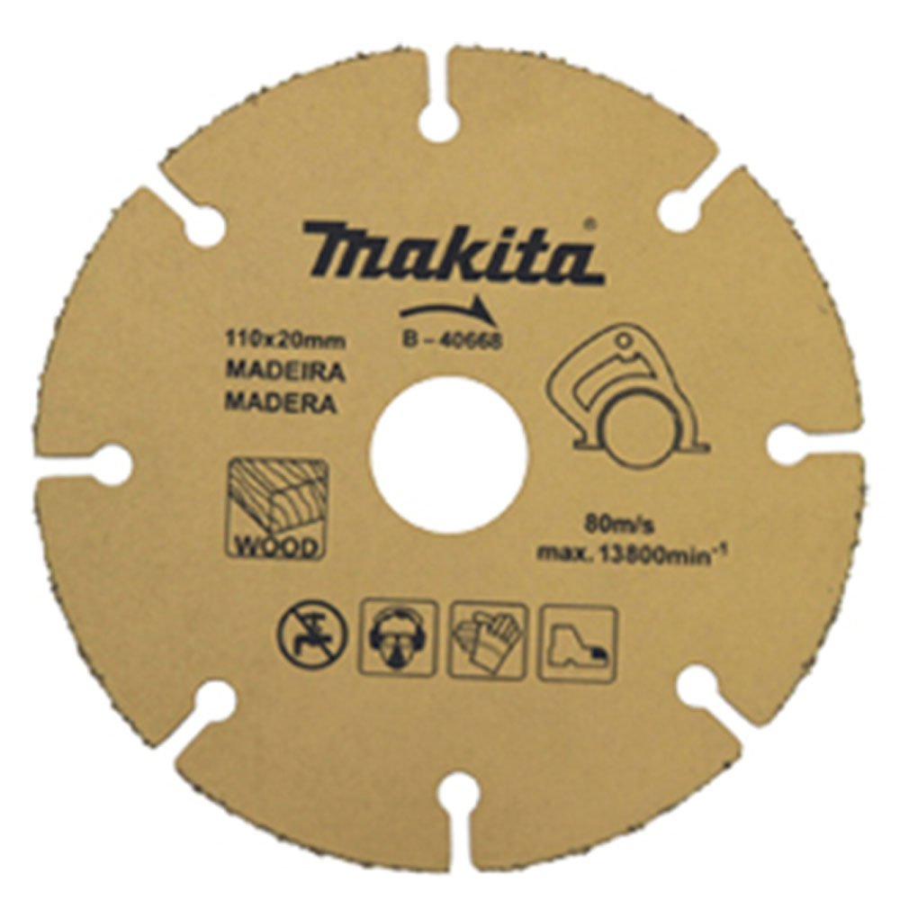 Disco de Corte 110 x 20 mm com Grãos para Madeira-MAKITA-B-40668