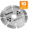 Kit 10 Discos Rebolo Diamantado 105mm Makita D44351 - Imagem 1