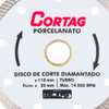 Disco de Corte Diamantado Turbo Porcelanato 110mm 5 peças - Imagem 3