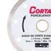 Disco de Corte Diamantado Turbo Porcelanato 110mm 5 peças - Imagem 4