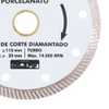Disco de Corte Diamantado Turbo Porcelanato 110mm 5 peças - Imagem 5