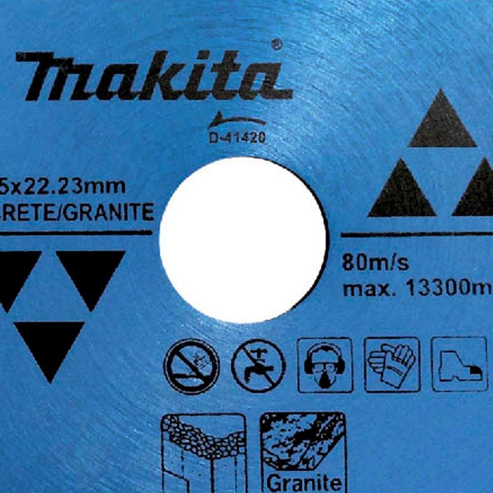 Disco de corte Ø 125 mm, espesor 1,6 mm P-53039 para metal Makita