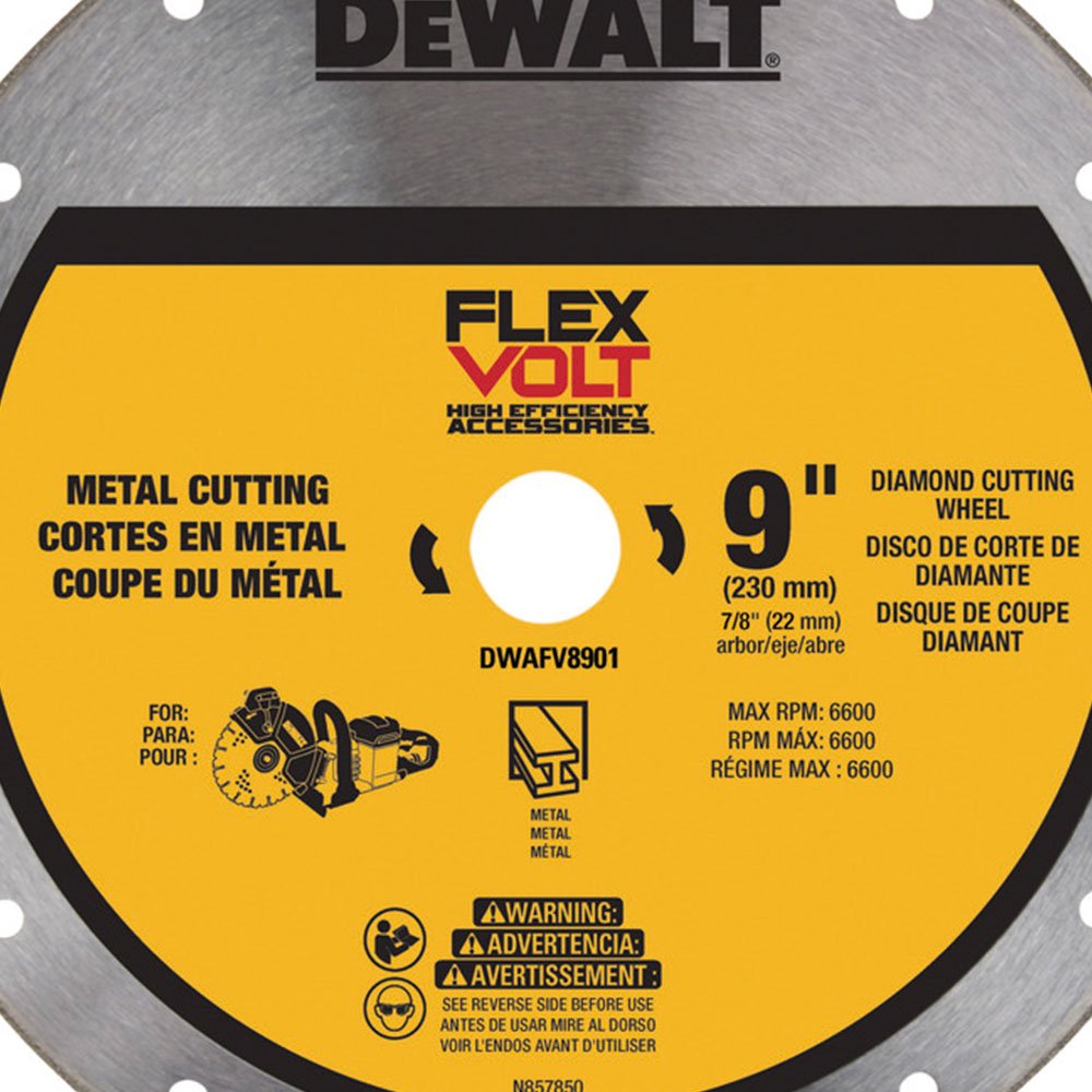 Disco Diamantado Segmentado 6.600 RPM DEWALT DWAFV8901