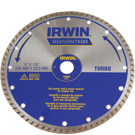 Disco Diamantado Turbo de 230mm x 22,2mm-IRWIN-8952