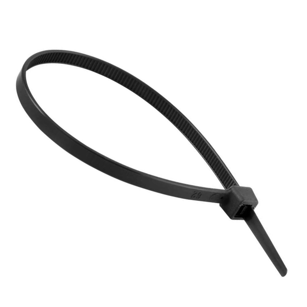 Abraçadeira de nylon preta 200 mm x 4,8 mm NOVE54 - Imagem zoom
