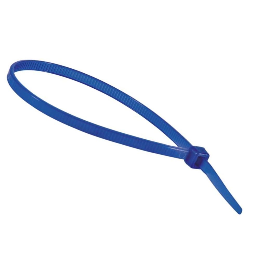 Abracadeira de nylon azul 200 mm x 36 mm