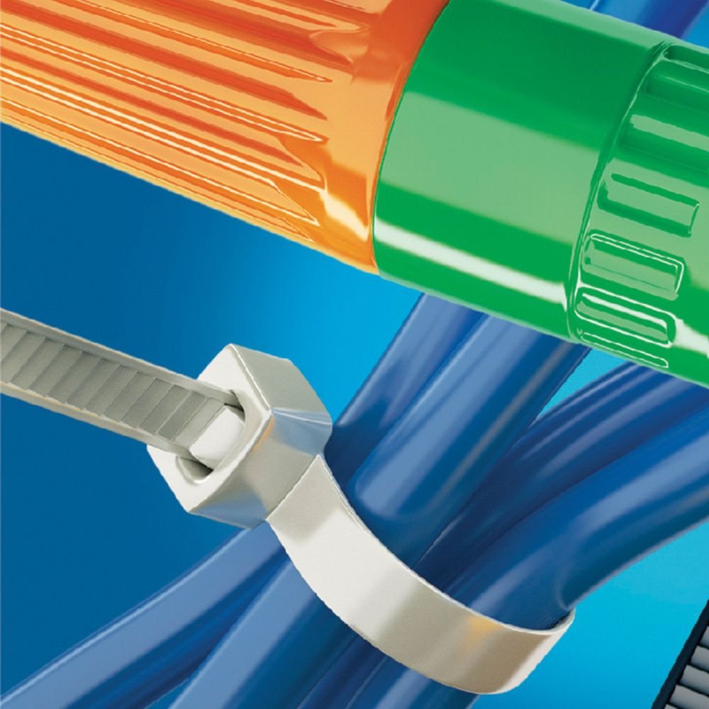 Abraçadeira Nylon 3,5x150mm Natural com 100 peças SFORPLAST-1519 - Imagem