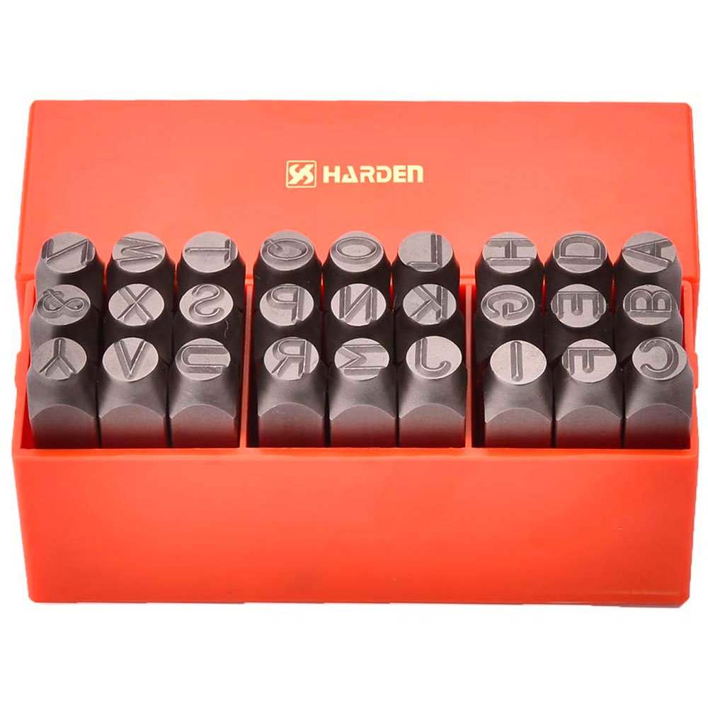 Jogo Punção Alfabeto 3mm com 27 Unidades -HARDEN-H-610863