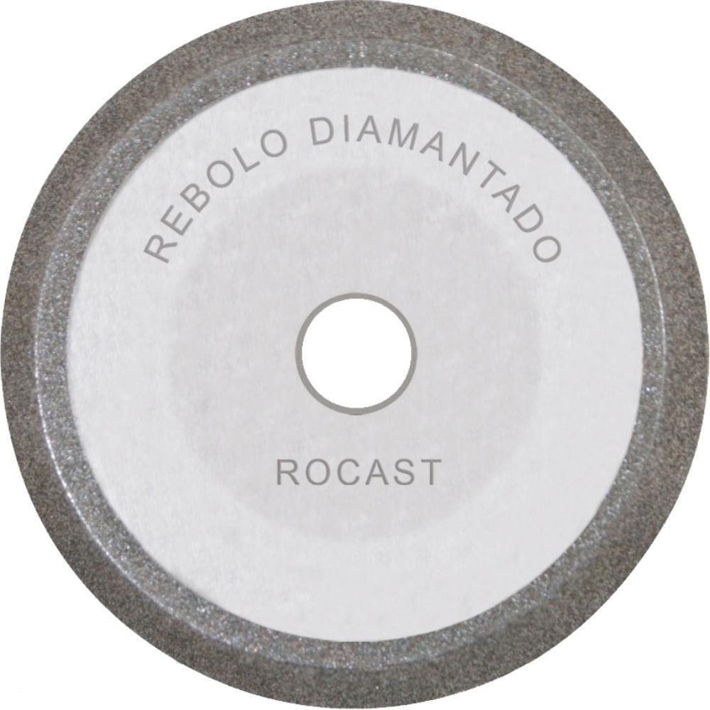 Rebolo para Reposição Afiadora - 125 x 19mm - Ref. Diamantado - Rocast - 54,0002-ROCAST-259052