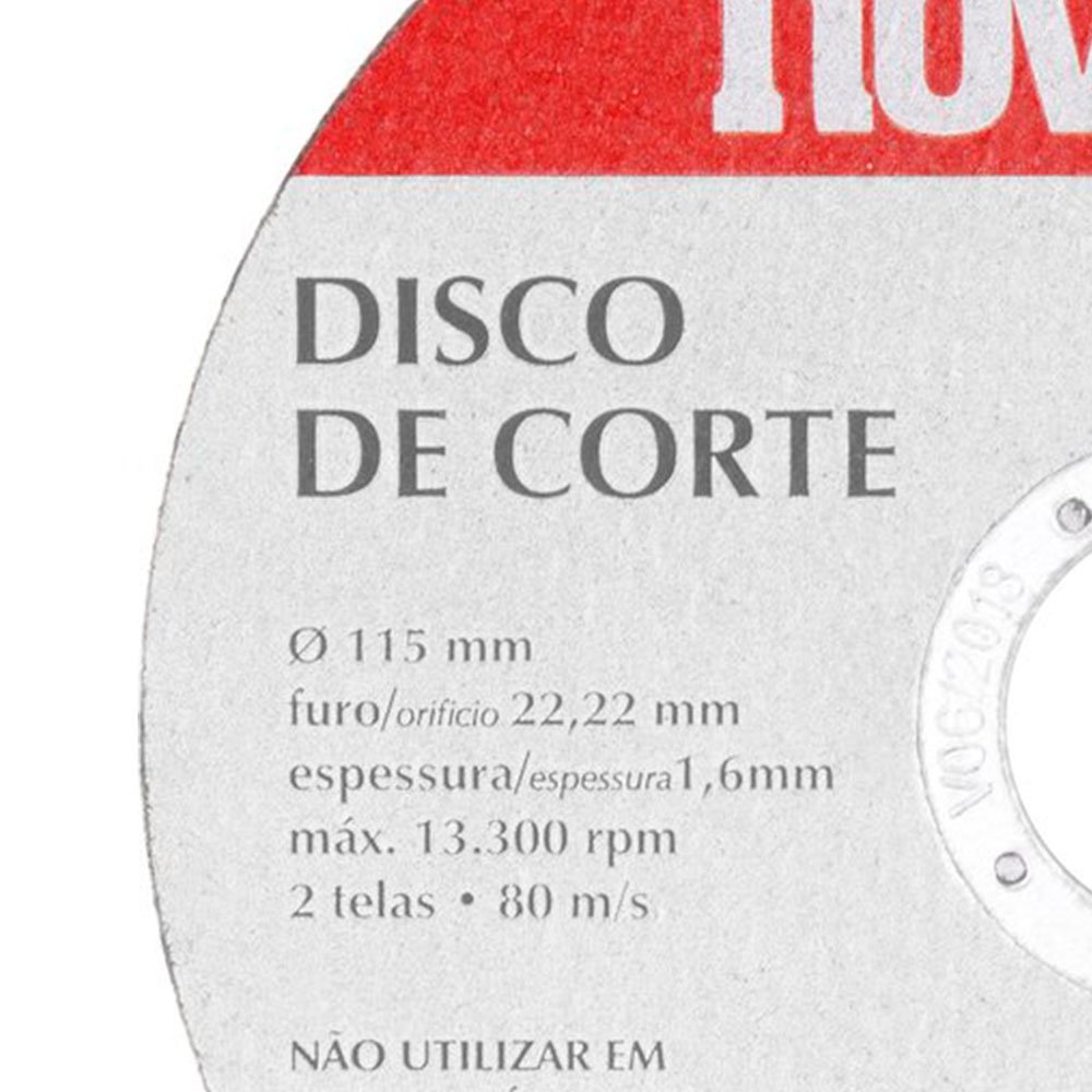 Disco para Corte de Metal 115mm * 1mm kwb 49711811 - Seitel