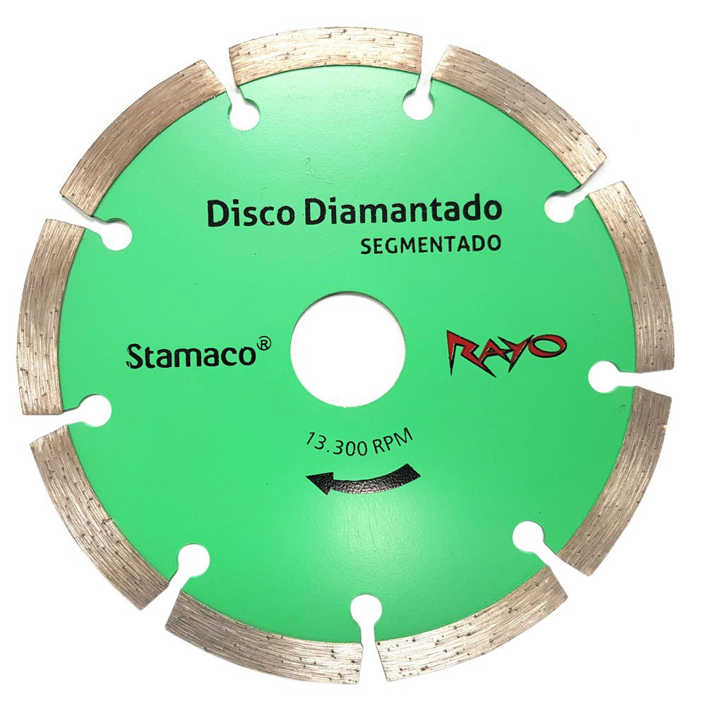 Disco de Corte Diamantado Rayo Segmentado de 5 Pol. 125 x 22,2 x 1,9mm-STAMACO-4578