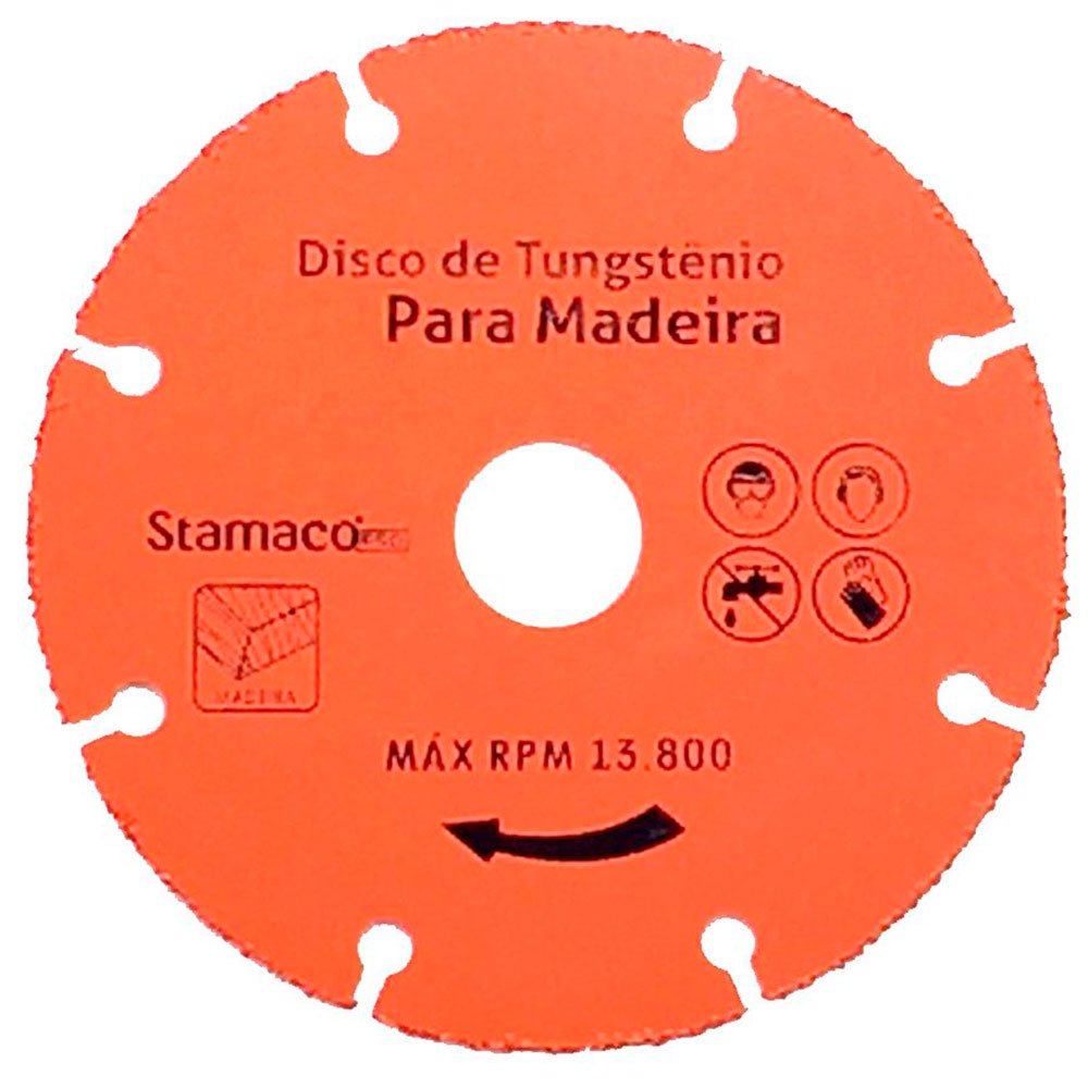 Disco de Tungstênio para Madeira 4 3/8 Pol.-STAMACO-2697