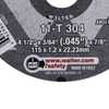 Disco de Corte Toughcut 4-1/2 x 3/64 x 7/8 Pol. para Metal e Aço Inox - Imagem 5