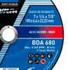 Disco de Desbaste Quantum BDA 680 180x6.4x22.23mm  - Imagem 4