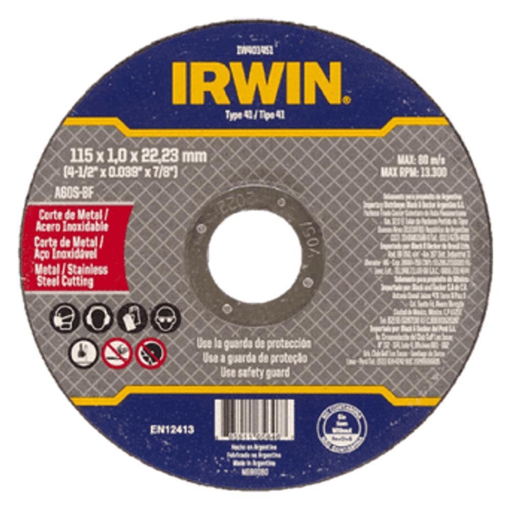 Disco de Corte Metal 7” x 3,2mm x 7/8” - IW401702 IRWIN - Imagem zoom