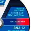 Kit Disco de Corte BNA 180x1.6x22.23mm para Aço com 5 Peças - Imagem 4
