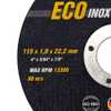 Disco de Corte Eco Inox 115 X 1,0 X 22,2mm - Imagem 4