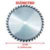 Lamina Disco De Corte Prata Circular Madeira 230mm 40 Dentes - Imagem 2