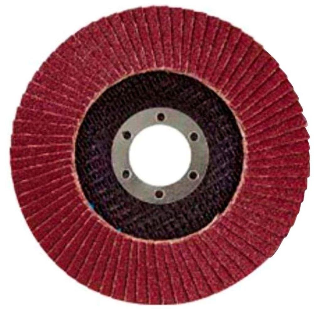 Disco Flap Abrasivo Angular para Desbaste 180mm Grão A80 - Imagem zoom