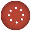 Disco de Lixa Vermelha Grão 120 125mm com 50 Peças - Imagem 2